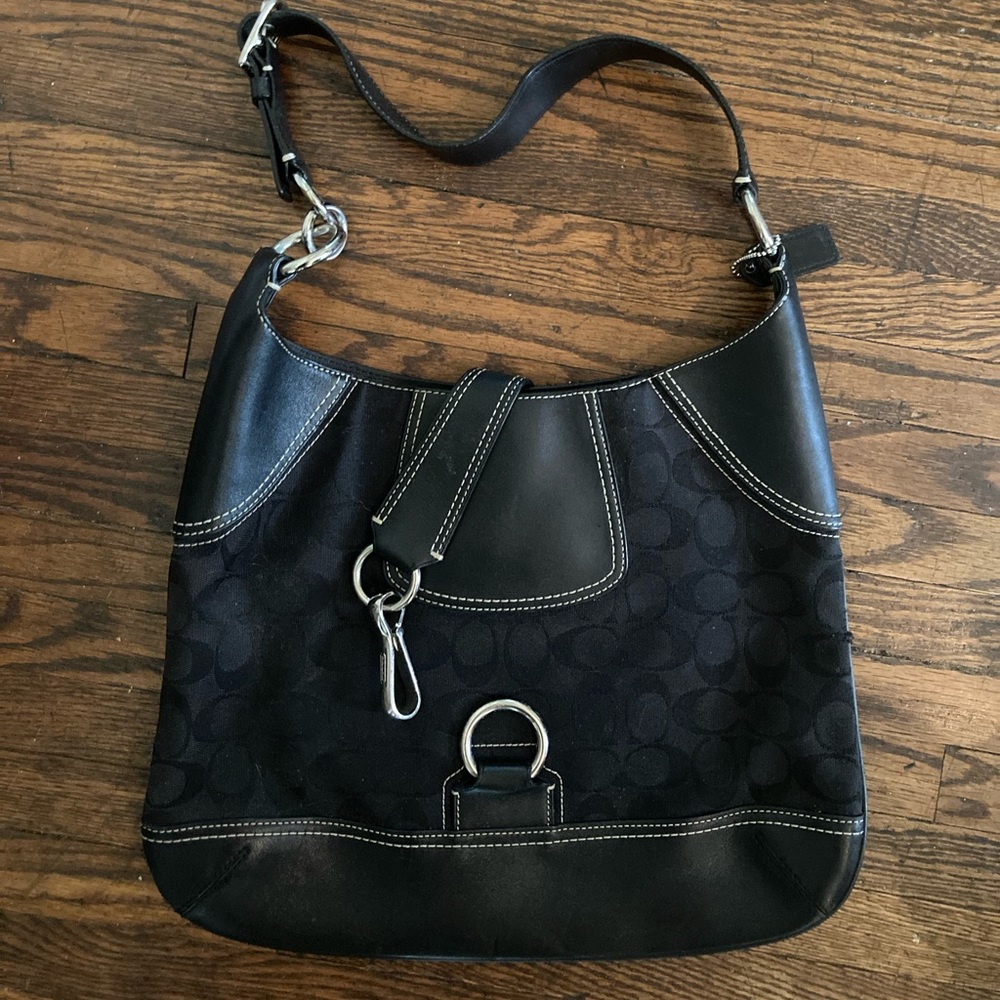 Black Coach shoulder bag